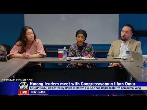 3HMONGTV News | Hmong leaders roundtable with Congresswoman Ilhan Omar.