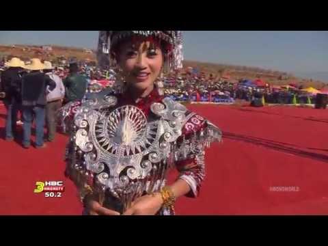 3HMONGTV: KABYEEJ VAJ talked to MIM YAJ of China during Hmong Int'l Hauvtoj 2014 in Honghe, China