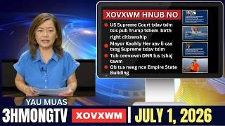 🔴3HMONGTV NEWS | 07/01/2026 - Xovxwm hnub no hauv xeev Minnesota.