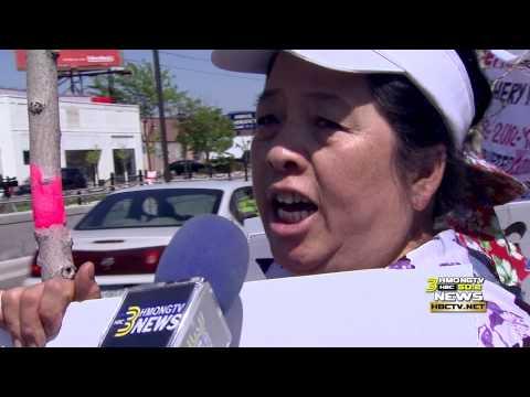 3HMONGTV NEWS[HD]: Hmong protest continues. Report filed by Kabyeej Vaj.