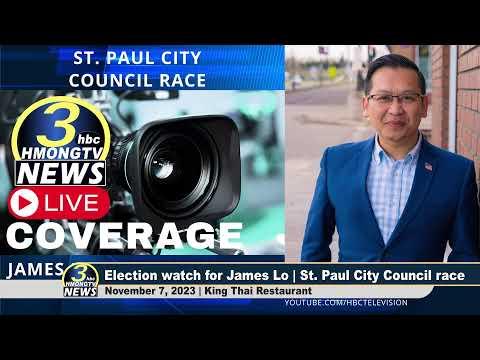 3HMONGTV LIVE: James Lo election watch at King Thai restaurant. 11/07/2023.