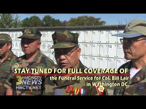 Stay Tuned for 3HMONGTV Coverage of Funeral Service for Col. Bill Lair in Washington DC.