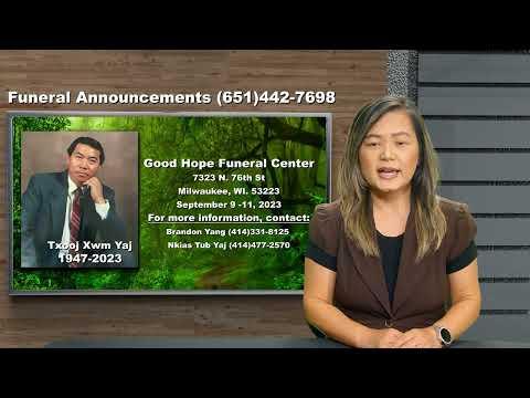 3HMONGTV | 08/12/2023 | Funeral Announcements.