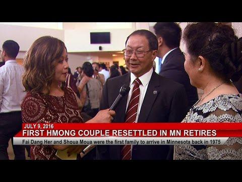 3HMONGTV NEWS: First Hmong couple arrived in Minnesota in 1975 celebrates their retirement.