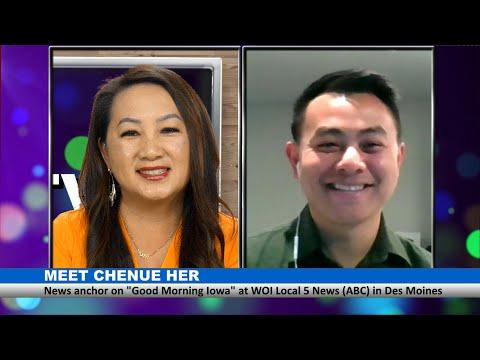 11/05/2021 | Foua Vang Talk Show with Chenue Her, anchor on "Good Morning Iowa" at WOI Local 5 News.