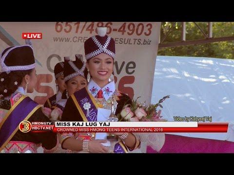 3HMONGTV NEWS: Kaj Lug Yaj-Crowned Miss Hmong Teen International 2016.