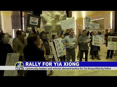 3HMONGTV NEWS | Rally held today at St. Paul City Hall for Yia Xiong (RAW).