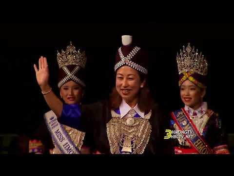 3HMONGTV: Re-run - Past pageant winners walk on stage at Hmong MN New Year 2016.