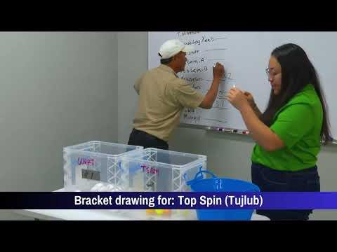 3HMONGTV LIVE: Bracket drawing for topspin and tekraw (kato) for J4 tournament 2024.