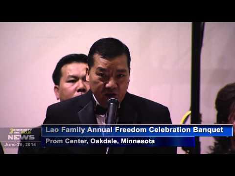 3HMONGTV NEWS[HD]: Lao Family Freedom Celebration Banquet.