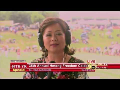 3HMONGTV:  J4 Hmong Freedom Celebration flag ceremony from the air.