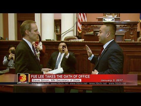 3 HMONG NEWS: Swearing-in ceremonies for Fue Lee and Sen. Foung Hawj. Filed by 3HMONGTV.