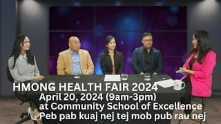 3HMONGTV The Foua Vang Show - Tham txog Hmong Health Fair 2024.