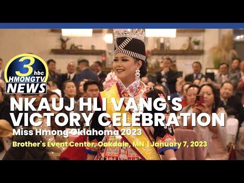 3HMONGTV | Pre-recorded clip: Nkauj Hli Vaj, Miss Hmong Oklahoma 2023 victory celebration.