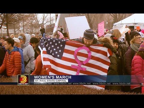 3 HMONG NEWS: More than 60,000 joined Women's March in St. Paul. Filed by 3HMONGTV.
