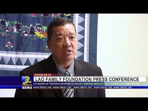3HMONGTV NEWS: Lao Family Foundation Board of Trustees Holds Press Conference.