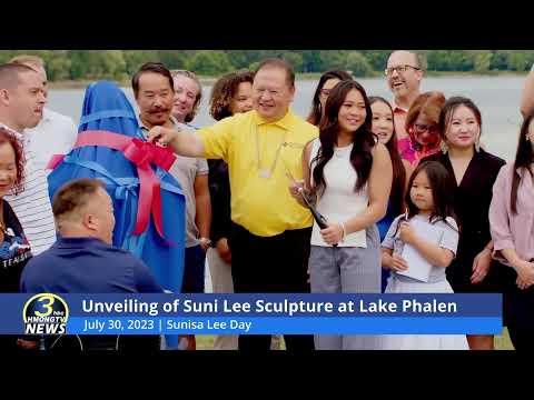 3HMONGTV | A look back on the unveiling of Suni Lee statue at Lake Phalen in St. Paul.