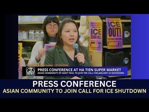 🔴 Recorded this morning: Asian community of Saint Paul to join the call for January 23 shutdown.