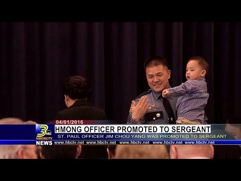3HMONGTV NEWS: St. Paul Police officer promoted to sergeant.
