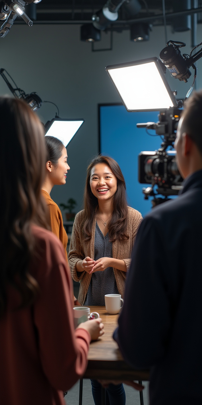 Behind the scenes at 3HMONGTV studio