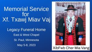XF. CHERMIA VANG'S FUNERAL LIVE